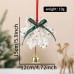 Christmas Scene Decoration Door Hanging Wall Hanging Handmade Knitted Yarn Christmas Tree Snowflake Christmas Tree Ornament