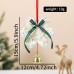 Christmas Scene Decoration Door Hanging Wall Hanging Handmade Knitted Yarn Christmas Tree Snowflake Christmas Tree Ornament