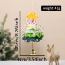 Christmas Scene Decoration Door Hanging Wall Hanging Handmade Knitted Yarn Christmas Tree Snowflake Christmas Tree Ornament