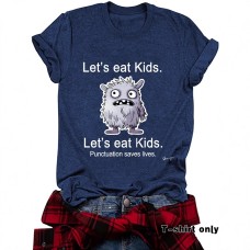 Short sleeved monster print Short sleeved monster print
