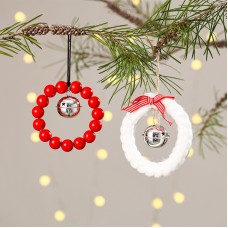 Fuzzy Christmas Wreath Decoration Window Door Hanging Scene Arrangement Christmas Bell Fuzzy Flower Fabric Ornament Fuzzy Christmas Wreath Decoration Window Door Hanging Scene Arrangement Christmas Bell Fuzzy Flower Fabric Ornament