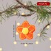 Fuzzy Christmas Wreath Decoration Window Door Hanging Scene Arrangement Christmas Bell Fuzzy Flower Fabric Ornament Fuzzy Christmas Wreath Decoration Window Door Hanging Scene Arrangement Christmas Bell Fuzzy Flower Fabric Ornament