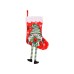 Fuzzy Christmas Socks Creative Cartoon Print Christmas Home Decor Gift Bag2 of them