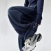 Blue Extra Thick Fleece Sweatpants Unisex Warm Fleece Pants Straight Loose Northeast Outerwear Cotton Pants