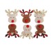 Christmas Gingerbread Man Reindeer Wooden Clip Tree Gift Box Card Decoration Clip2 packs