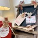 Christmas Gingerbread Man Reindeer Wooden Clip Tree Gift Box Card Decoration Clip2 packs