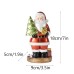 Creative Santa Claus Figurine Resin Craft for Home Christmas Decoration Holiday Gift