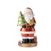 Creative Santa Claus Figurine Resin Craft for Home Christmas Decoration Holiday Gift