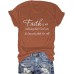 Short sleeved faith is a letter
