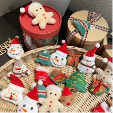 Christmas Plush Doll Gift Box with Cute Cartoon Christmas Tree DIY Decoration Supplies
