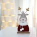 Christmas Wooden Red Felt Deer Decoration for Hotel Window Display and Festival Atmosphere Props
