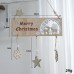 Christmas INS Colorful Wooden Hanging Sign Store Window Large English Letters Welcome Door Plaque Decoration