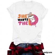 Short sleeved HE coffee pattern Short sleeved HE coffee pattern