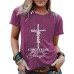 CHRISTMAS Pattern New Round Neck Loose Short Sleeve