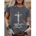 CHRISTMAS Pattern New Round Neck Loose Short Sleeve