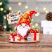 Christmas Cartoon Wooden House DIY Assembly Decorative Item, 3D Puzzle Painting Craft Gift