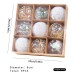 New Christmas Ball 8CM Painted Ball Christmas Tree Decoration Hanging Ornament Scene Decoration Christmas Decorative Small Hanging