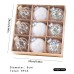 New Christmas Ball 8CM Painted Ball Christmas Tree Decoration Hanging Ornament Scene Decoration Christmas Decorative Small Hanging