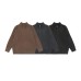 Lazy Style Simple Versatile Solid Color Zipper Loose Knit Jacket