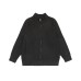 Lazy Style Simple Versatile Solid Color Zipper Loose Knit Jacket