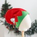Christmas Elf Hat, Red and Green Plush Elf Style Hat with Bell, Holiday Party Headwear