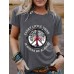 EVWRY Colorful Tree Printed Short Sleeve