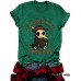 PLAGUED WITH Crow Round Neck Loose Short Sleeve