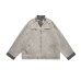 Loose Casual Patchwork Plaid Multi-pocket Unisex Long Sleeve Work Jacket
