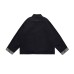 Loose Casual Patchwork Plaid Multi-pocket Unisex Long Sleeve Work Jacket