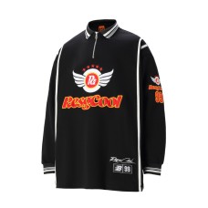 Street Retro Style Letter Embroidery Baseball Jacket Zipper Lapel Long Sleeve T-Shirt Unisex Polo Casual Top