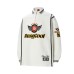 Street Retro Style Letter Embroidery Baseball Jacket Zipper Lapel Long Sleeve T-Shirt Unisex Polo Casual Top