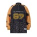 Vintage Polo Collar Half-Zip Long Sleeve T-Shirt Men Loose Casual Color-Blocked Embroidered Printed Streetwear Top Women