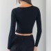 Sexy sequin patchwork lace top