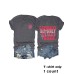 EXPENSIVE Skeleton Hand Round Neck Hoodie Short Sleeve