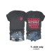 EXPENSIVE Skeleton Hand Round Neck Hoodie Short Sleeve
