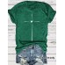 Cross heart printed round neck loose short sleeved shirt