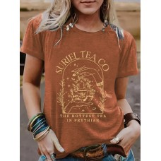 SURIEL TEACO pattern new short sleeved women's clothing
