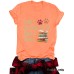 T-shirt with EASILY DISTRACTED pattern for women