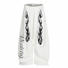Retro Flame Belt Knife Casual Sweatpants Unisex Loose Street Style Design Sense Unique Wide Leg Long Pants Retro Flame Belt Knife Casual Sweatpants Unisex Loose Street Style Design Sense Unique Wide Leg Long Pants