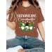 SNUOINIHS Dwarf Round Neck Loose Short Sleeve SNUOINIHS Dwarf Round Neck Loose Short Sleeve