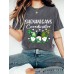SNUOINIHS Dwarf Round Neck Loose Short Sleeve SNUOINIHS Dwarf Round Neck Loose Short Sleeve
