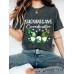 SNUOINIHS Dwarf Round Neck Loose Short Sleeve SNUOINIHS Dwarf Round Neck Loose Short Sleeve