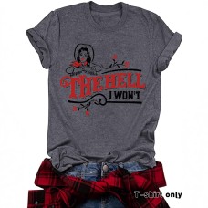 Short sleeved fun letter print