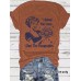 Beauty and Cake Printed Short Sleeves