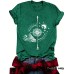 Short sleeved cross print