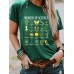 New short sleeves with letter printing