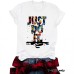 Round neck JUST DO IT top for women