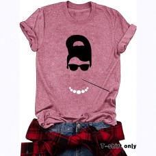 Short sleeved character print Short sleeved character print