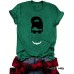 Short sleeved character print