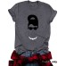 Short sleeved character print